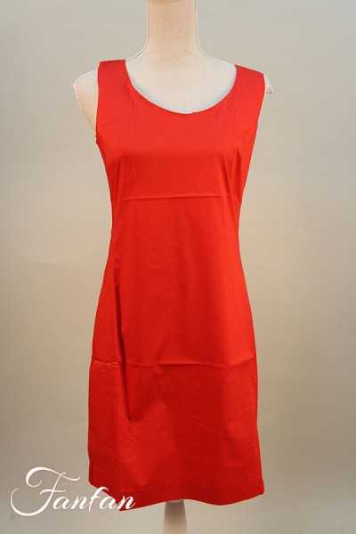 Aventures des Toiles Robe rouge superlycra E19AUNI08