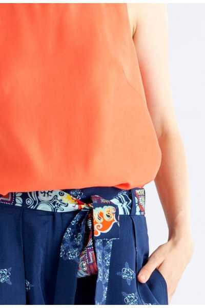 Ivko Top sans manches corail 81542