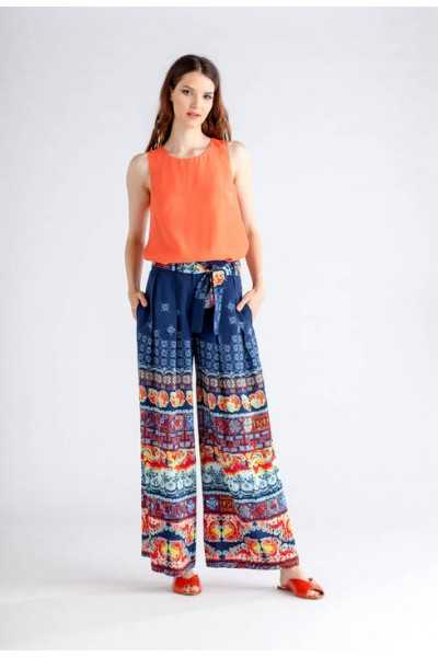 Ivko Top sans manches corail 81542