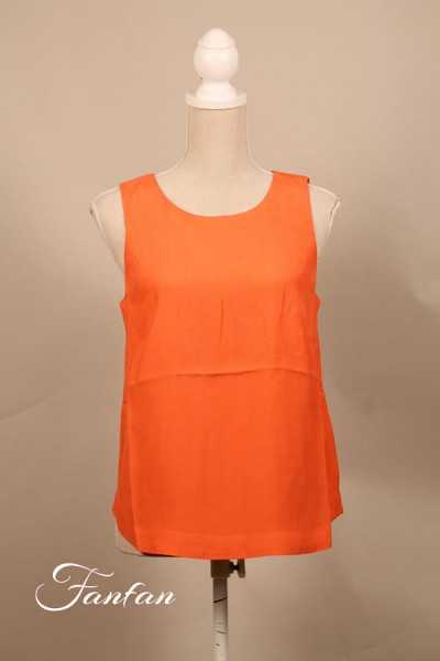 Ivko Top sans manches corail 81542