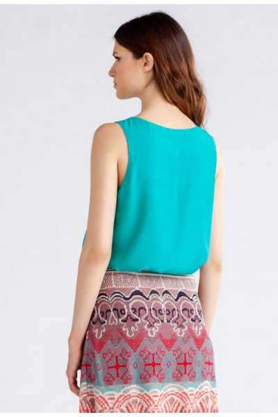 Ivko Top sans manches vert 81542