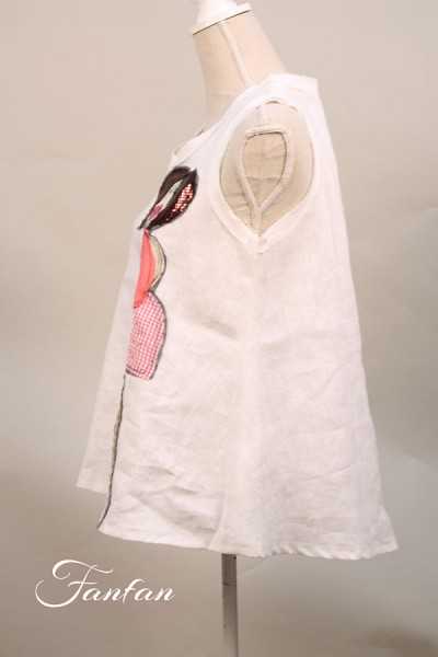Filly Biz White tunic Girly Lady SFB16