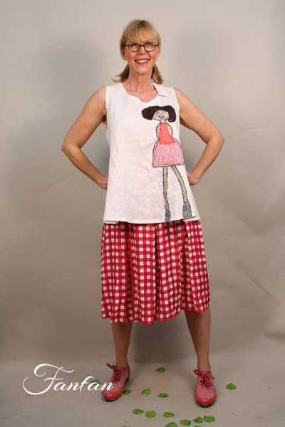 Filly Biz White tunic Girly Lady SFB16