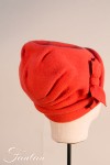 Willi Hat Bari orange-pink with bow