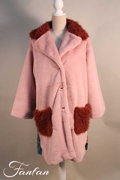 La Stampa Manteau doudoune à motif pink 6766801