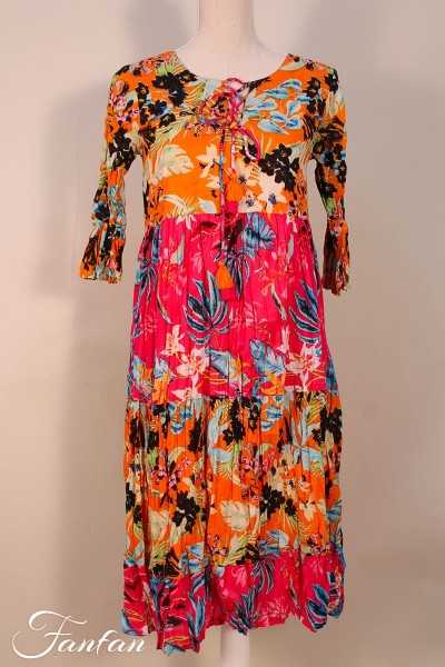 Orientique Naturally Robe bohème Agistri 21303