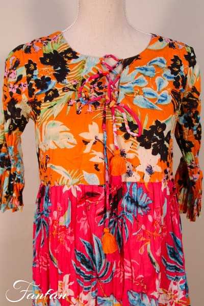 Orientique Naturally Robe bohème Agistri 21303