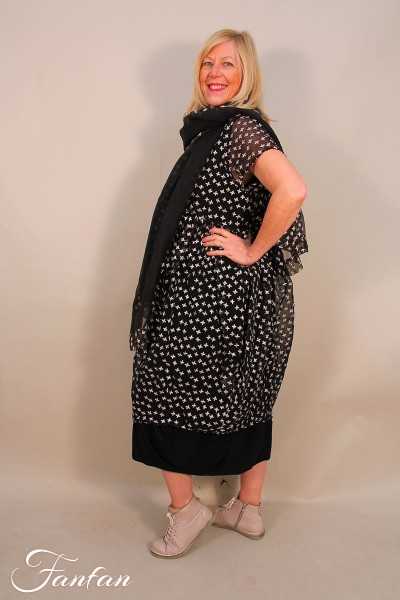 Privatsachen Foulard en soie brodée Windschatz Kaviar