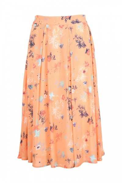 Ivko Skirt Floral pattern 201254 Peach