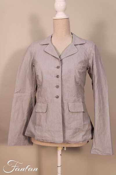Les Filles d'ailleurs Short jacket Sand V448