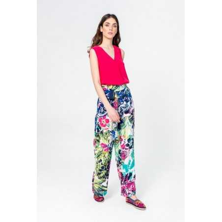 Ivko Trousers 201271 floral print white