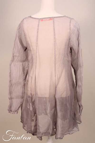 Privatsachen Tunic in silk organza Tresselten Helmut