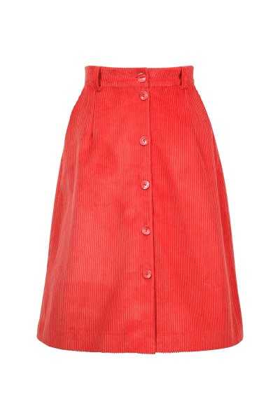 Ivko Geknöpfter Rock 202451 Brun Rouille