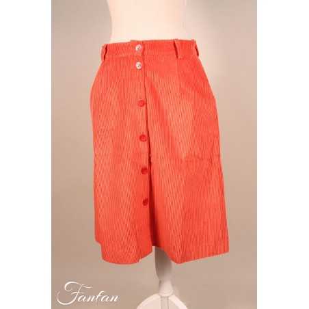 Ivko Buttoned skirt 202451 Brun Rouille