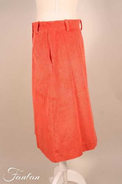 Ivko Geknöpfter Rock 202451 Brun Rouille