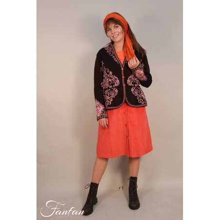Ivko Buttoned skirt 202451 Brun Rouille