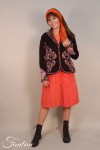Ivko Buttoned skirt 202451 Brun Rouille