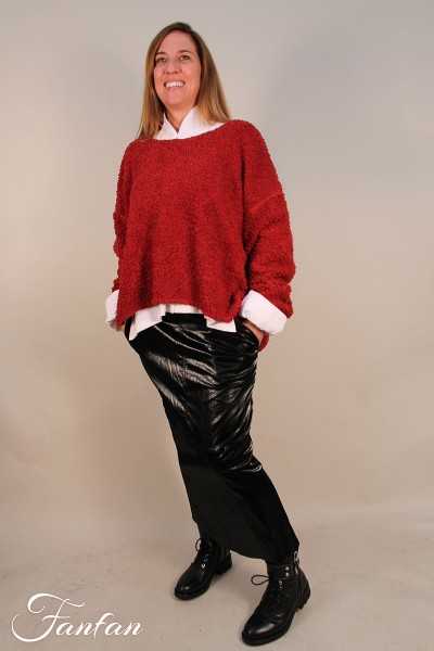 Les Filles d'ailleurs Jupe longue droite noire J563