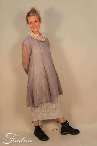 Privatsachen Tunique en organza de soie Tresselten Helmut