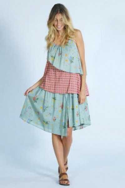 Rhum Raisin Dress Azur 104