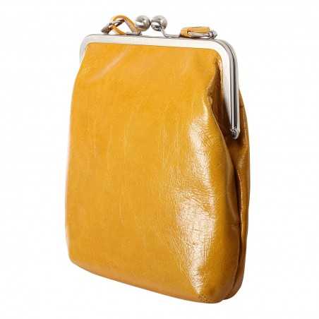 Volker Lang Sac à main à fermoir Clic Clac en cuir LOLA Vintage Salsa