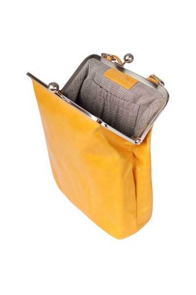 Volker Lang Sac à main à fermoir Clic Clac en cuir LOLA Vintage Salsa