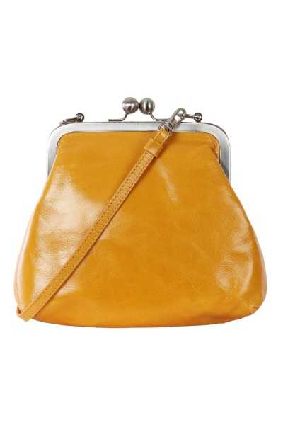 Volker Lang Petit sac à main bourse GRETA à fermoir Clic Clac Vintage Salsa