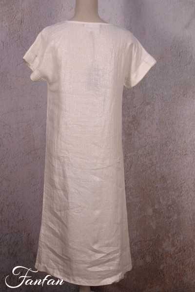 Kokomarina Dress Tanzanite Esat satin ecru