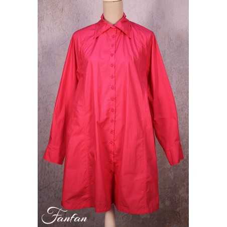 Les Filles d'Ailleurs Robe chemisier Pink R806