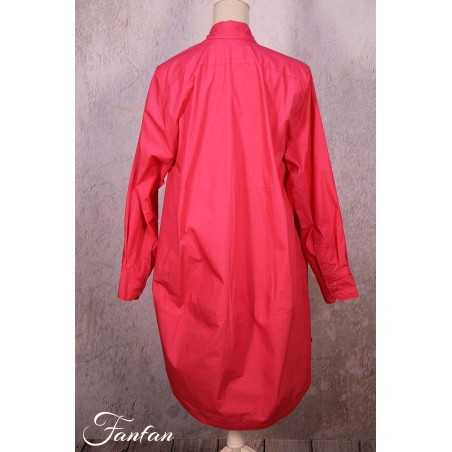 Les Filles d'Ailleurs Robe chemisier Pink R806