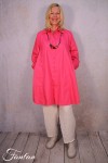 Les Filles d'Ailleurs Robe chemisier Pink R806