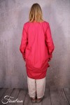 Les Filles d'Ailleurs Robe chemisier Pink R806