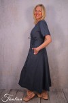 Les Filles d'Ailleurs Robe portefeuille Blue R800