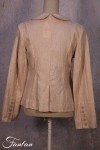 Les Filles d'Ailleurs Veste en lin Sand V457