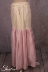Les Filles d'Ailleurs Jupe rayée Pink up Yellow J573