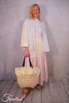 Les Filles d'Ailleurs Jupe rayée Pink up Yellow J573
