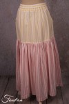 Les Filles d'Ailleurs Jupe rayée Pink up Yellow J573