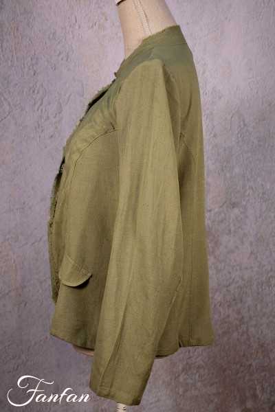 Orientique Naturally Veste fine 62428 Kaki