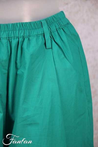 Les Filles d'ailleurs Jupe Culotte Green P320