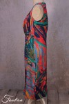 Ivko Wickelkleid mit tropischem Print 211543 Pink