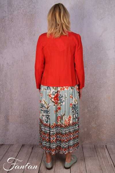 Orientique Naturally Veste fine 62428 Scarlet