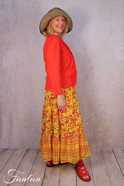 Orientique Naturally Veste fine 62428 Scarlet