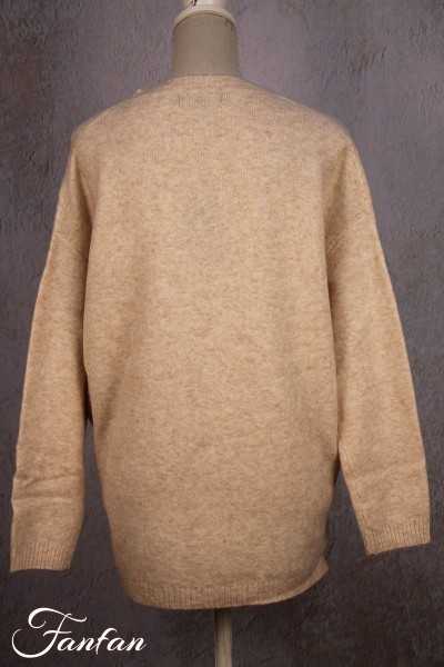 Kokomarina V-neck sweater Enya ecru