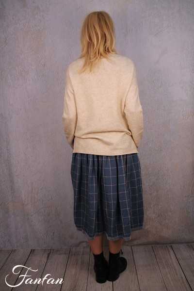 Kokomarina V-neck sweater Enya ecru