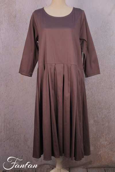 Privatsachen Dress in Gossypium cotton Zögermich Teddy