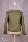 Orientique Naturally Cotton jacket 22708 olive green