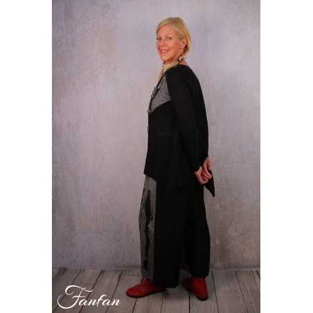 Mara Gibbucci Top gris à imprimé 52-79