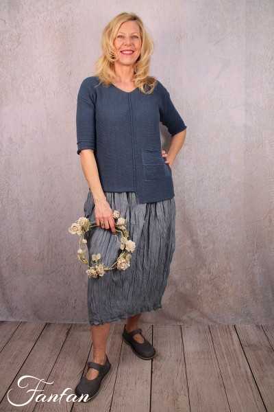 Grizas Pull en Lin bleu 62053-BL172