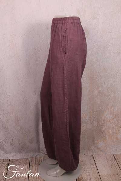 Grizas Pants Mauve Linen 3178/2-L257
