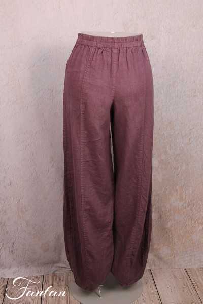 Grizas Pants Mauve Linen 3178/2-L257